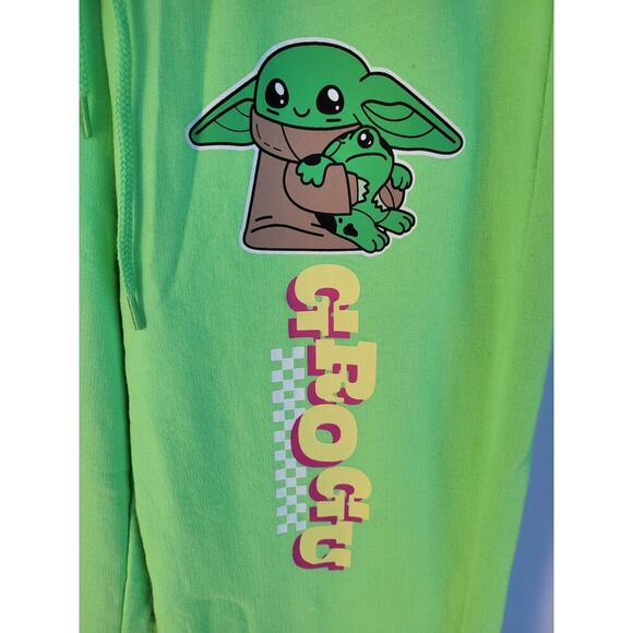 Disney's Star Wars Women's Baby Yoda The Mandalorian Loungewear flared Pants - Picture 4 of 7